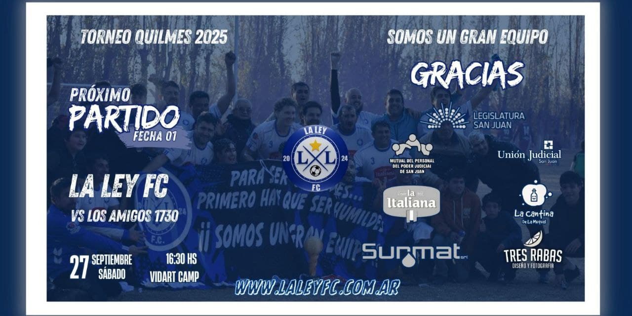 Próximo Partido - Fecha 01